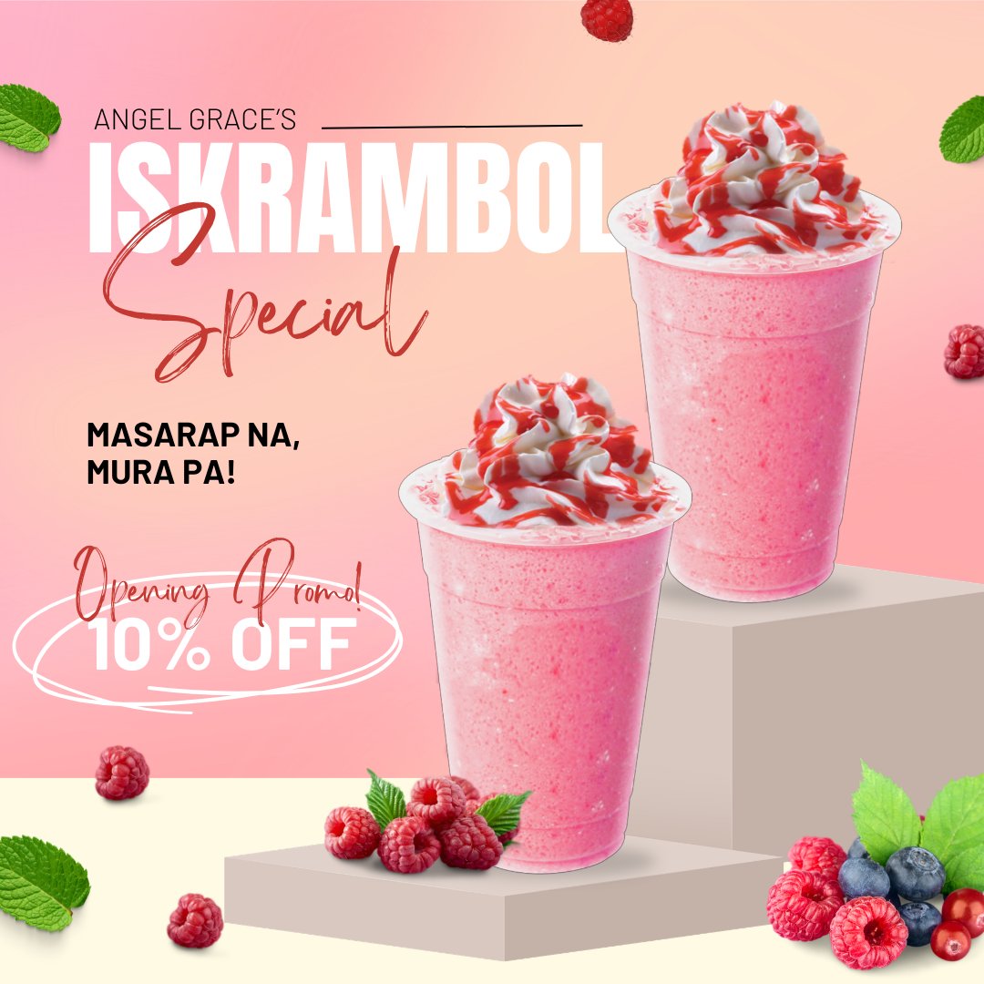 Angel Grace Iskrambol promo post